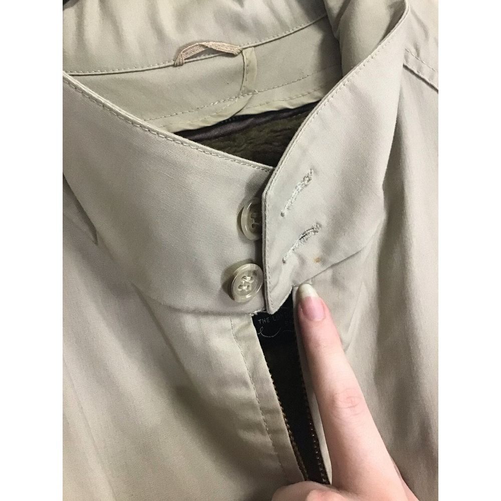 London Fog Vintage Polar Plush Tan Jacket Coat Men's Size 38 Regular Winter - Picture 5 of 10